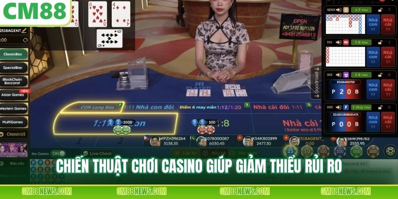 Chiến thuật chơi casino giúp giảm thiểu rủi ro